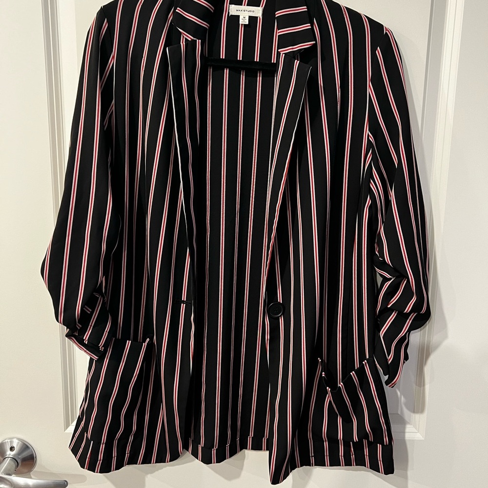 Oversized 3/4 sleeve blazer